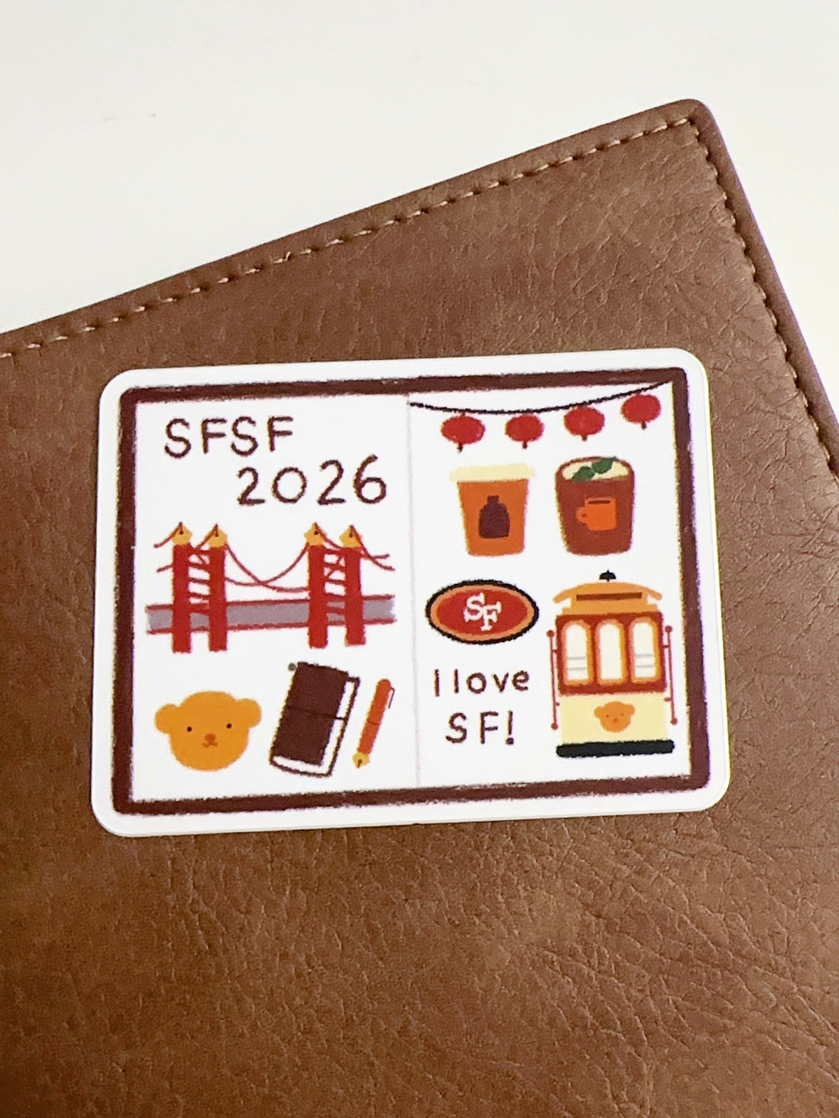 SF Stationery Fest Spread Die Cut Sticker