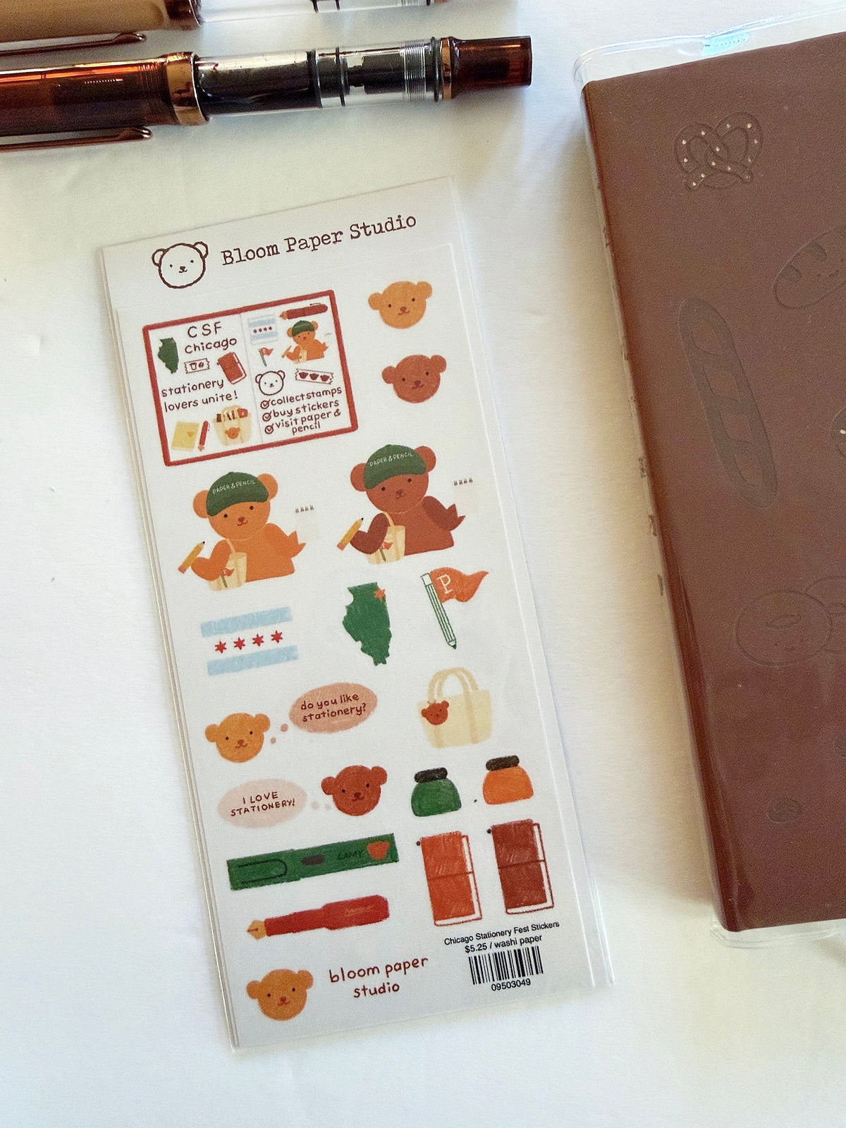 Chicago Stationery Fest Stickers