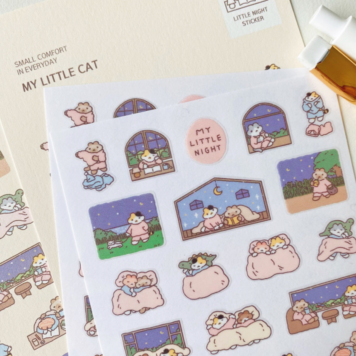 Catbbang My Little Cat Little Night Sticker