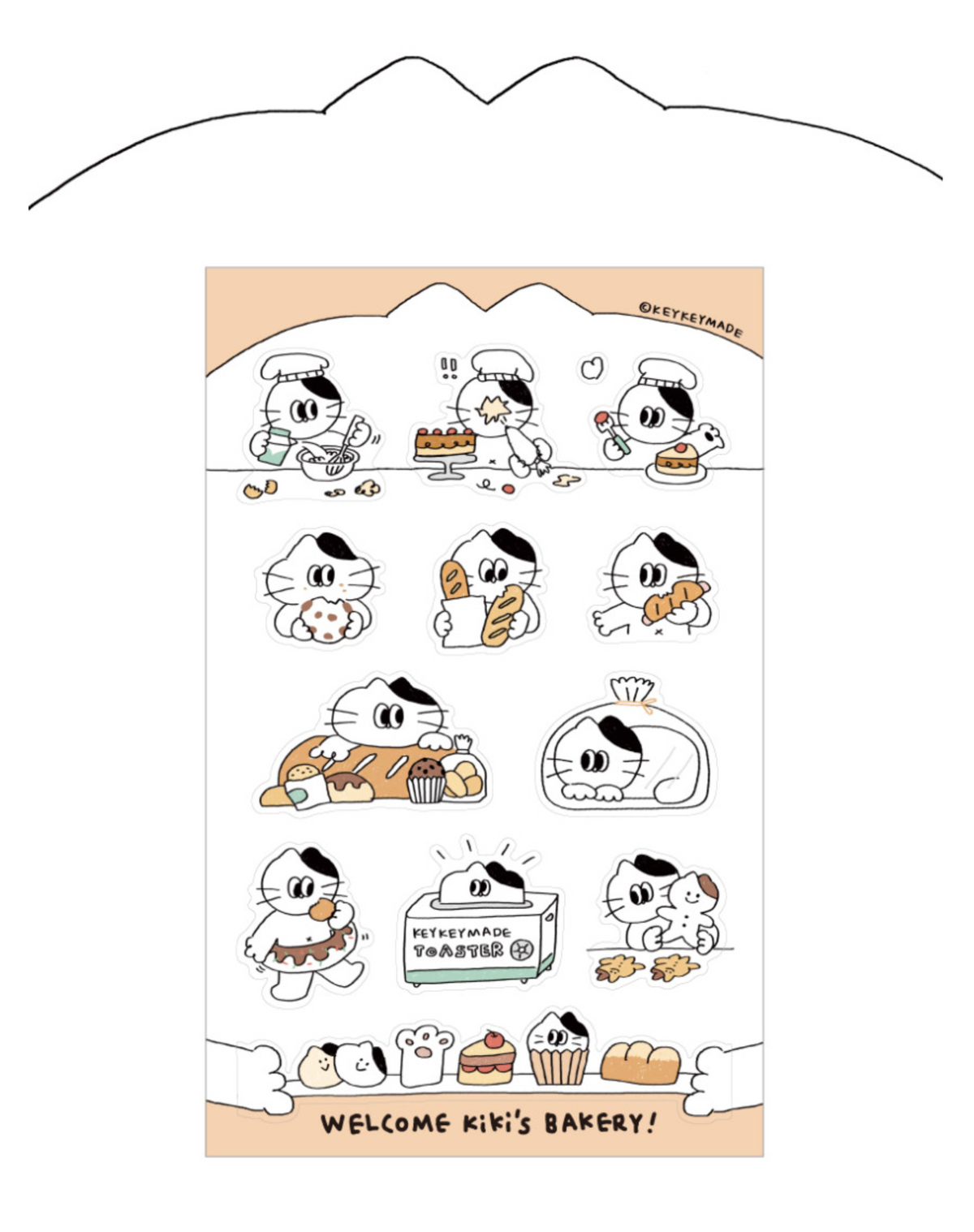Keykeymade Bakery Sticker