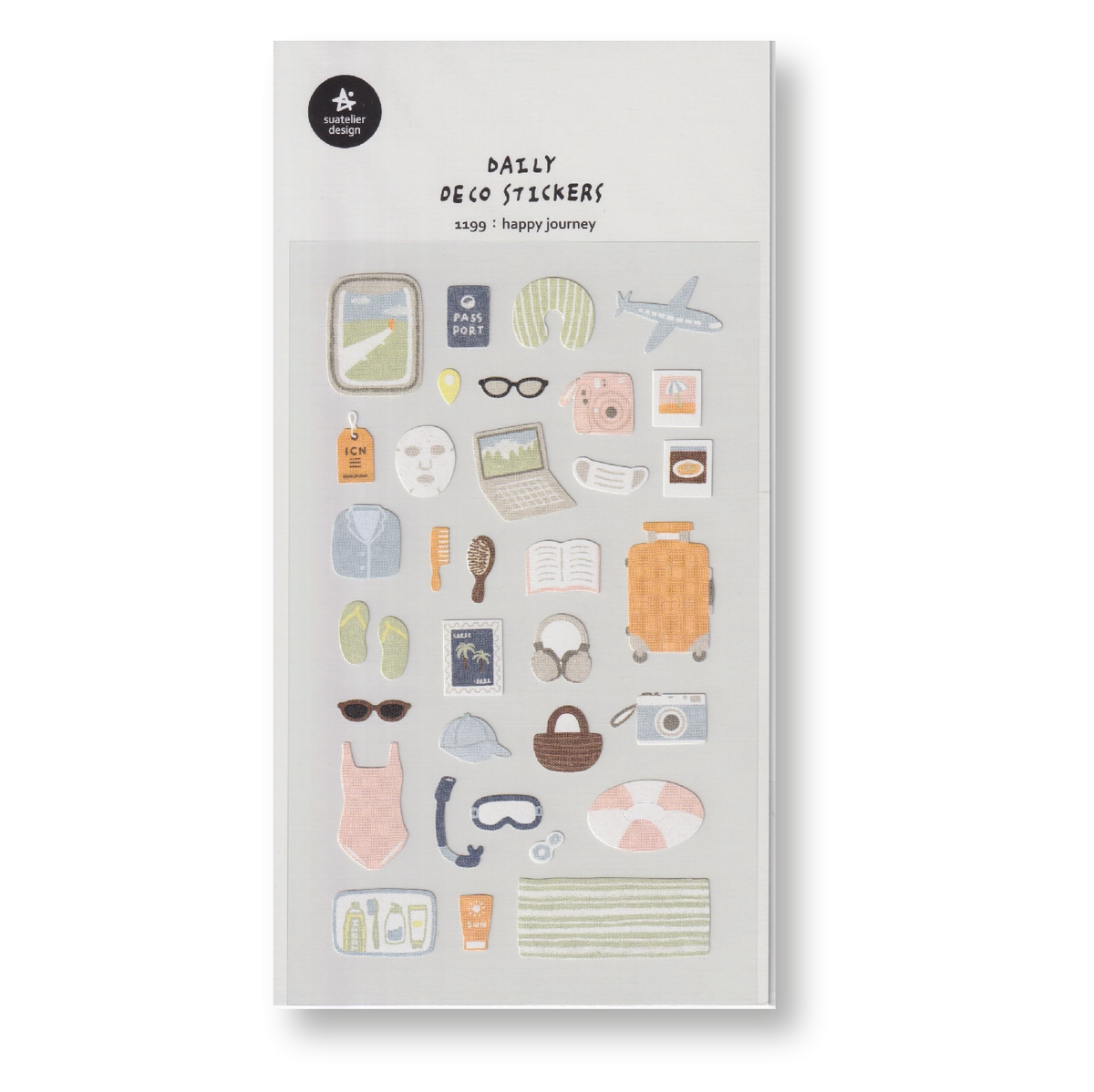 Suatelier Deco Planner Stickers (Happy Journey)