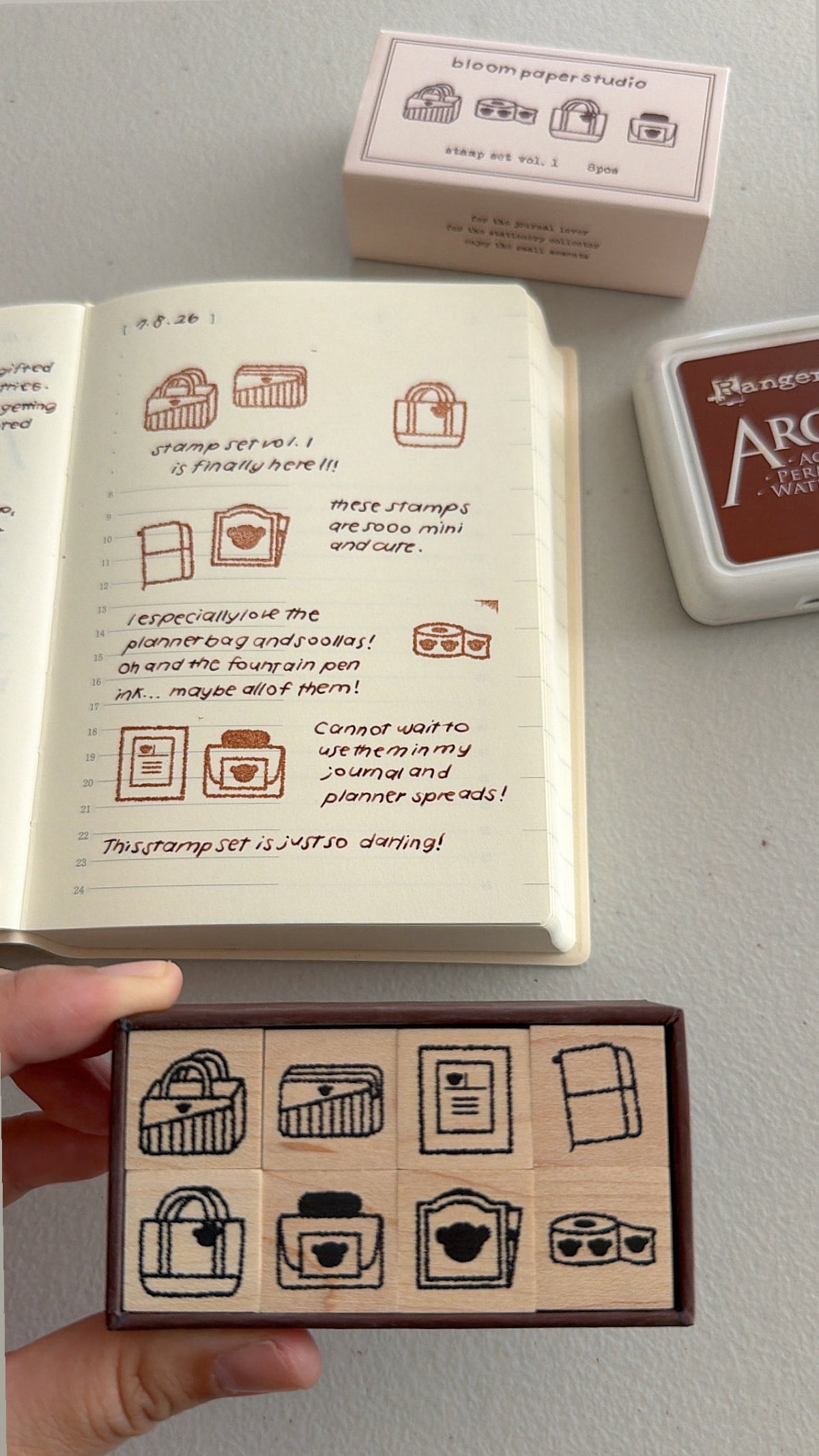 Bloom Paper Studio Stamp Set Vol. 1