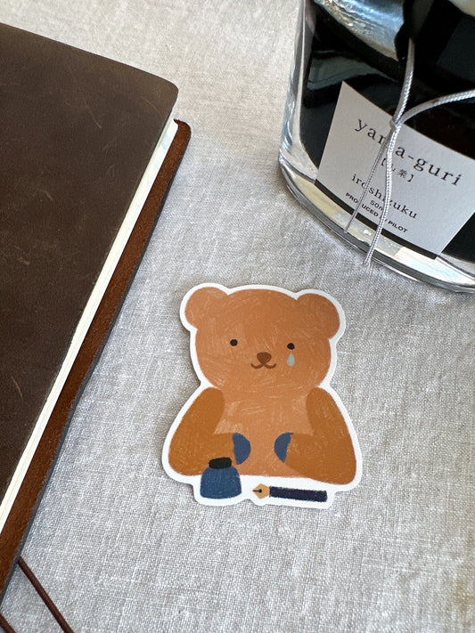 Inky Fingerz Die Cut Sticker