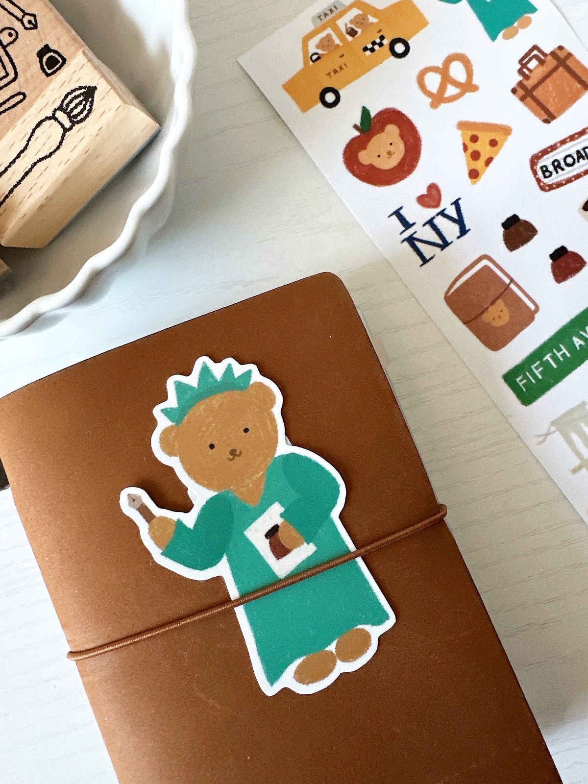 Liberty Bear Die Cut Sticker