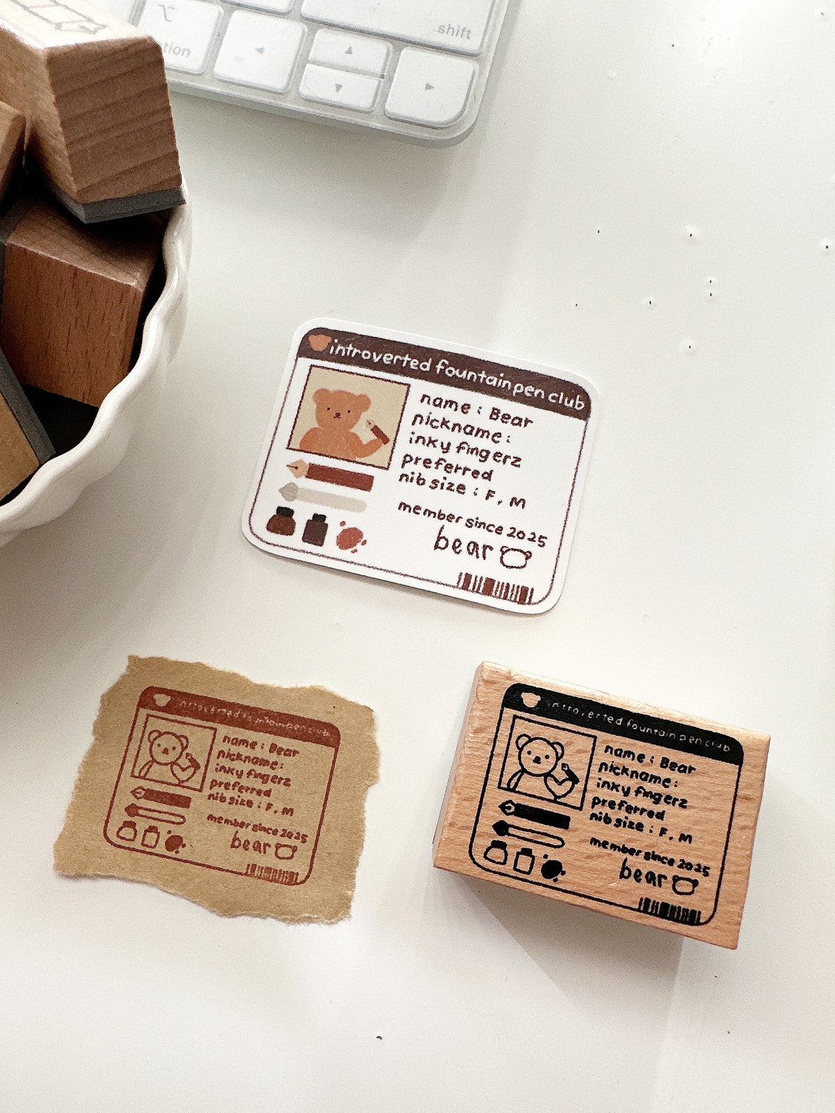 IFPC ID Card Wooden Stamp