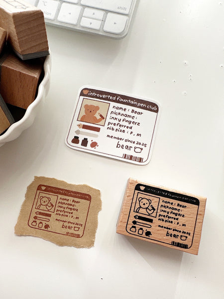IFPC ID Card Wooden Stamp