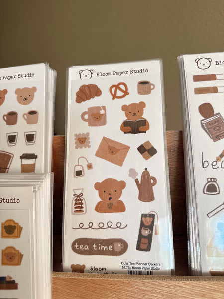 Cute Tea Stickers