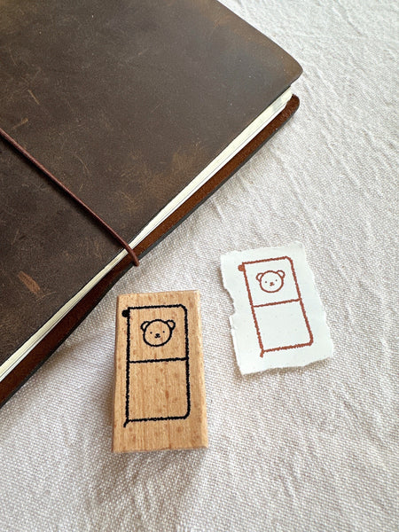 Bear's Travelers Notebook Wooden Stamp