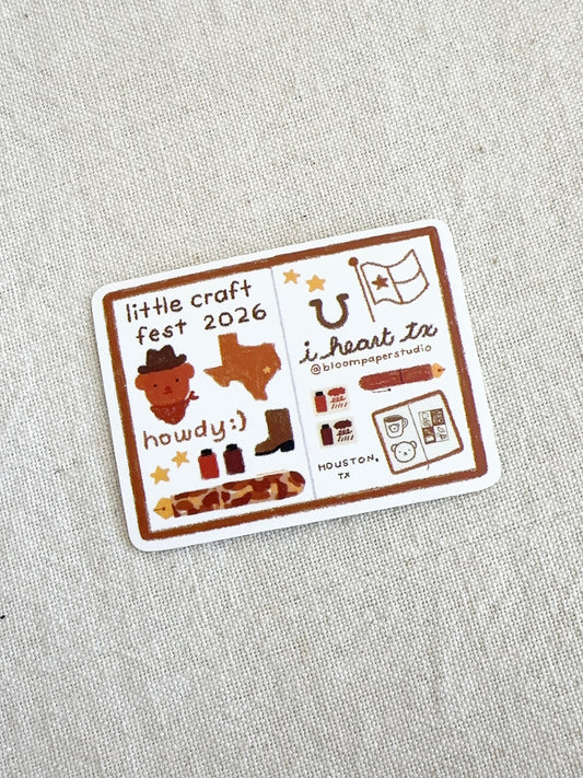 Little Craft Fest Die Cut Stickers