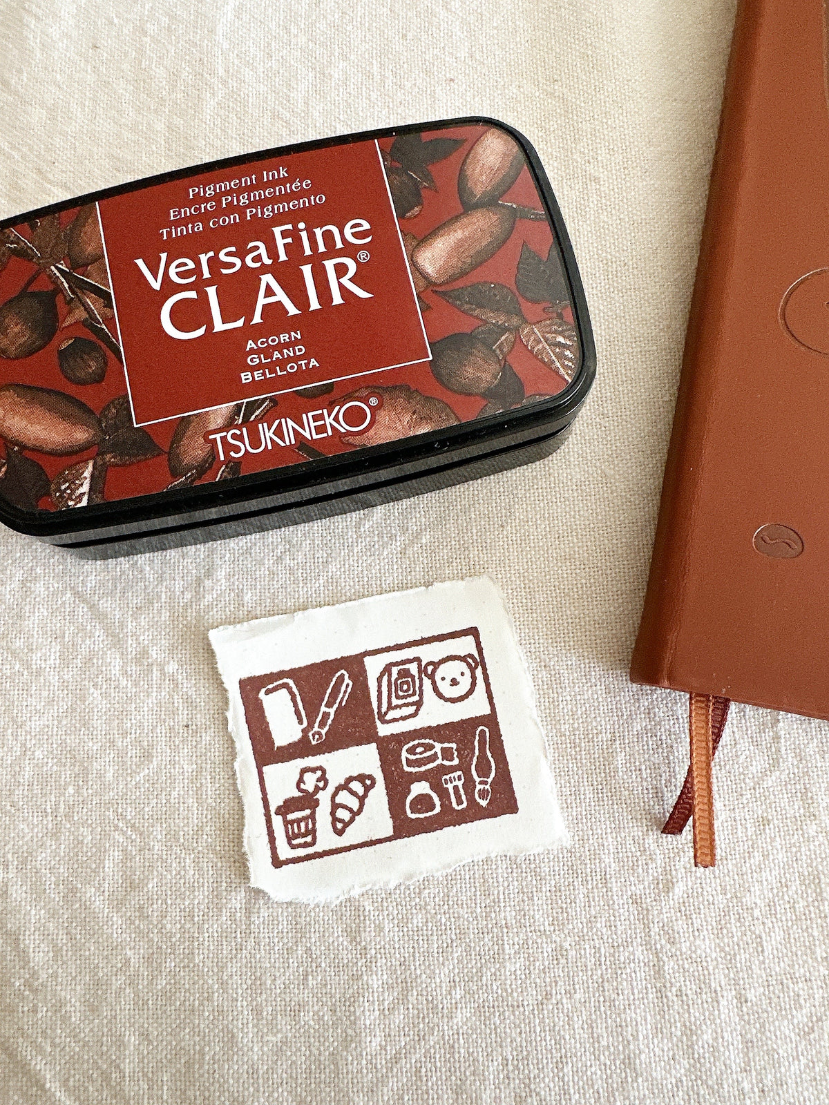 Tsukineko Versafine Clair Ink Pad: Acorn