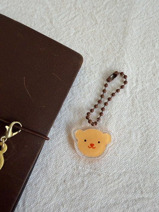 Vanilla Bear Acrylic Charm