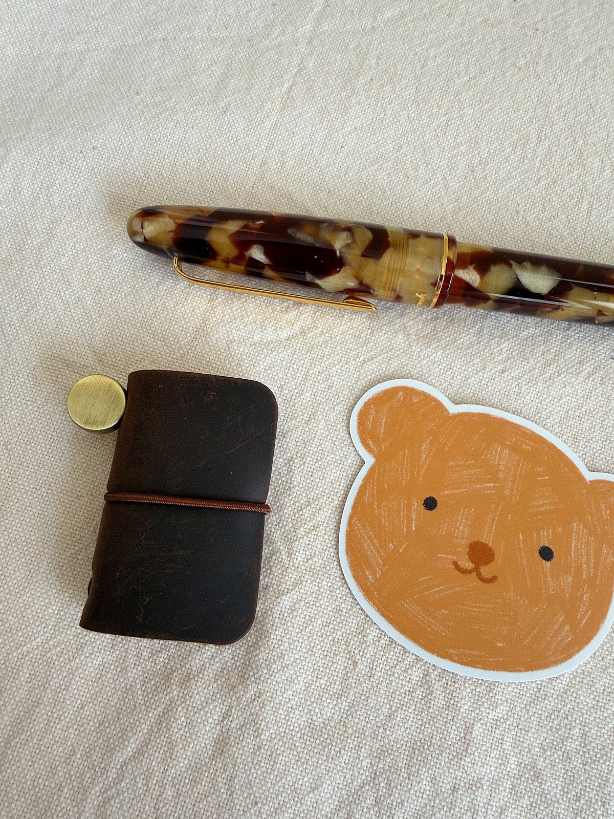 Mini Leather Journal (Brown)
