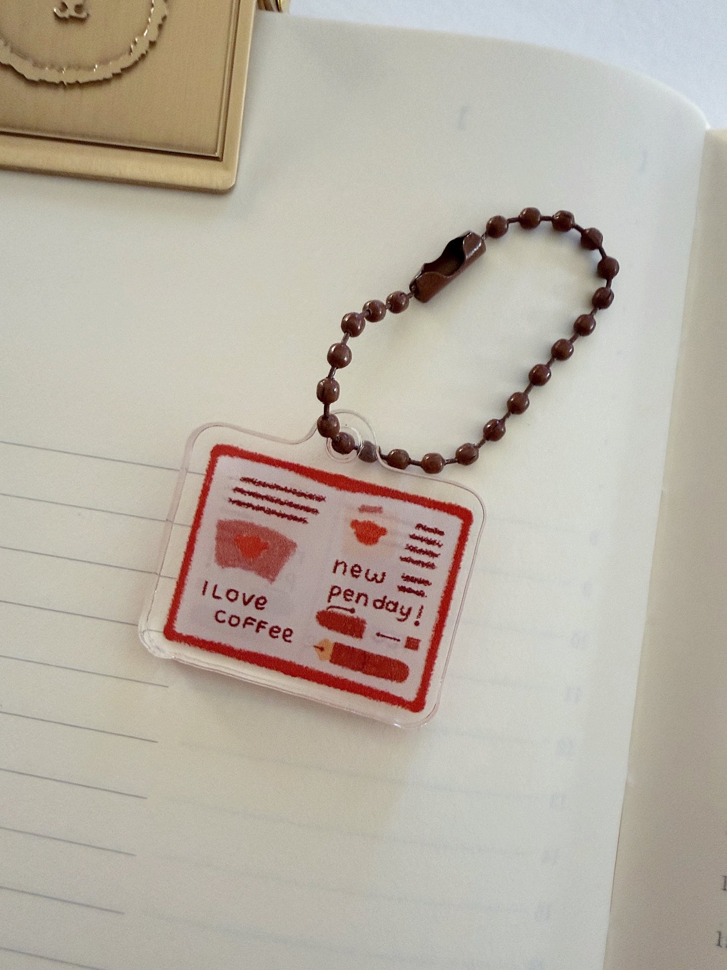 Choco's Planner Spread Acrylic Charm