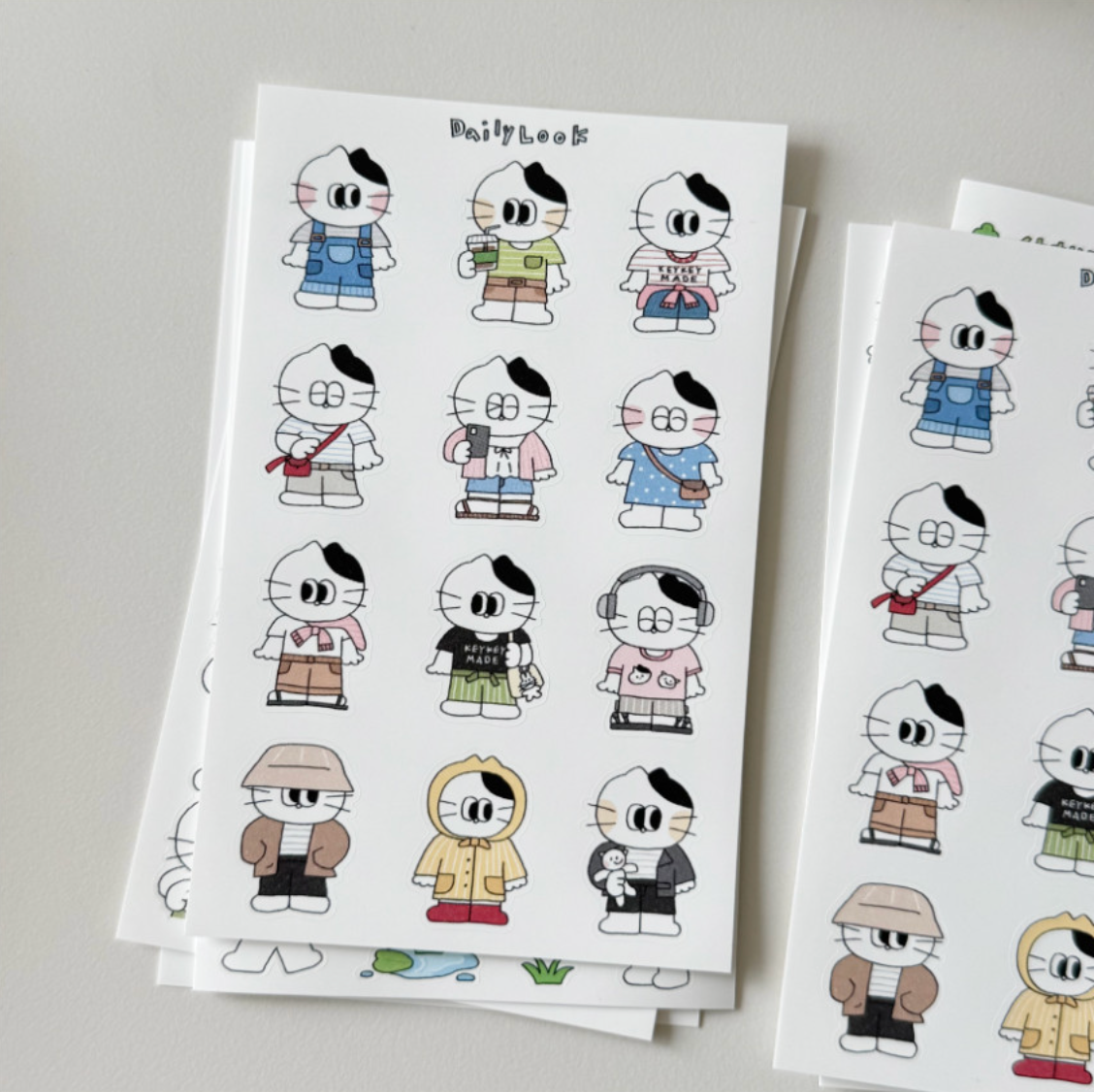 Keykeymade Daily Look Sticker