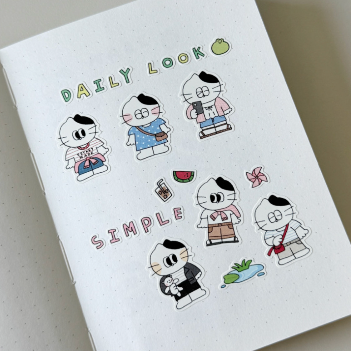 Keykeymade Daily Look Sticker