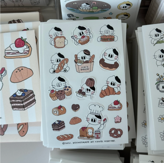 Keykeymade Bakery Sticker ver. 2