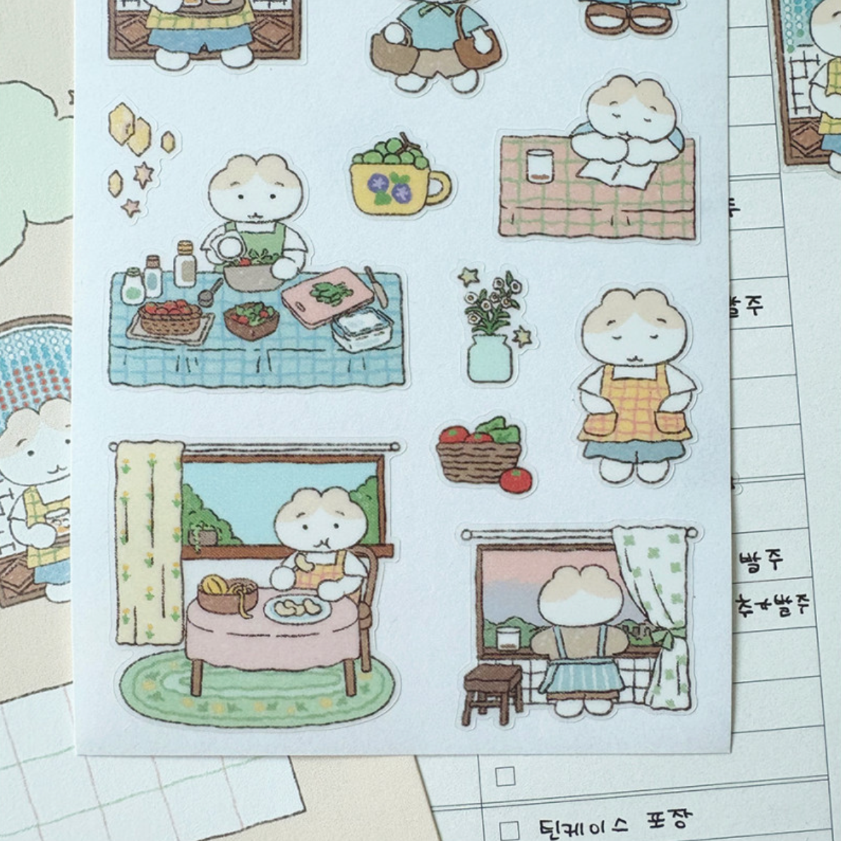 Catbbang Kitchen on a Sunny Day Sticker