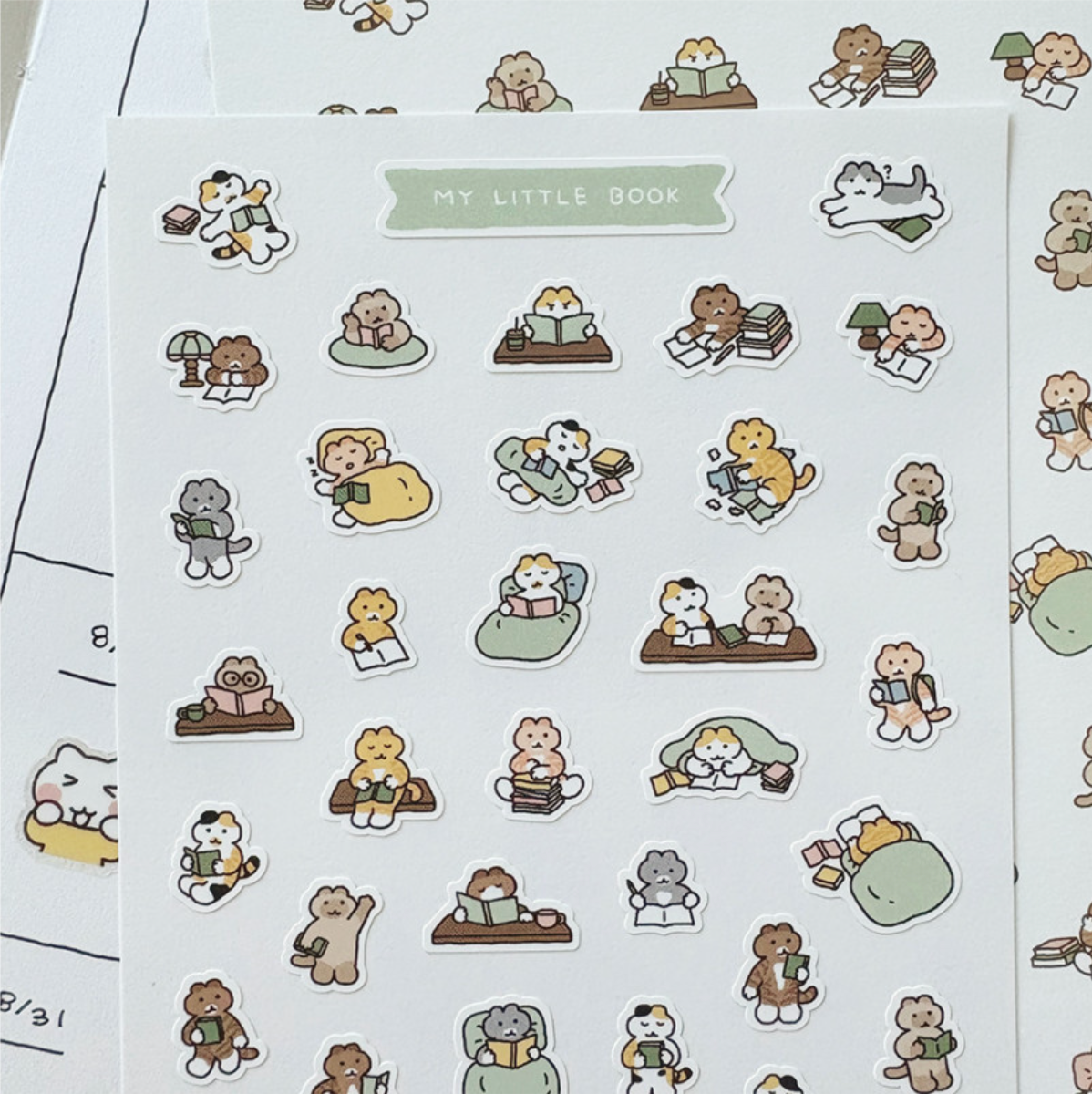 Catbbang Little Book Sticker