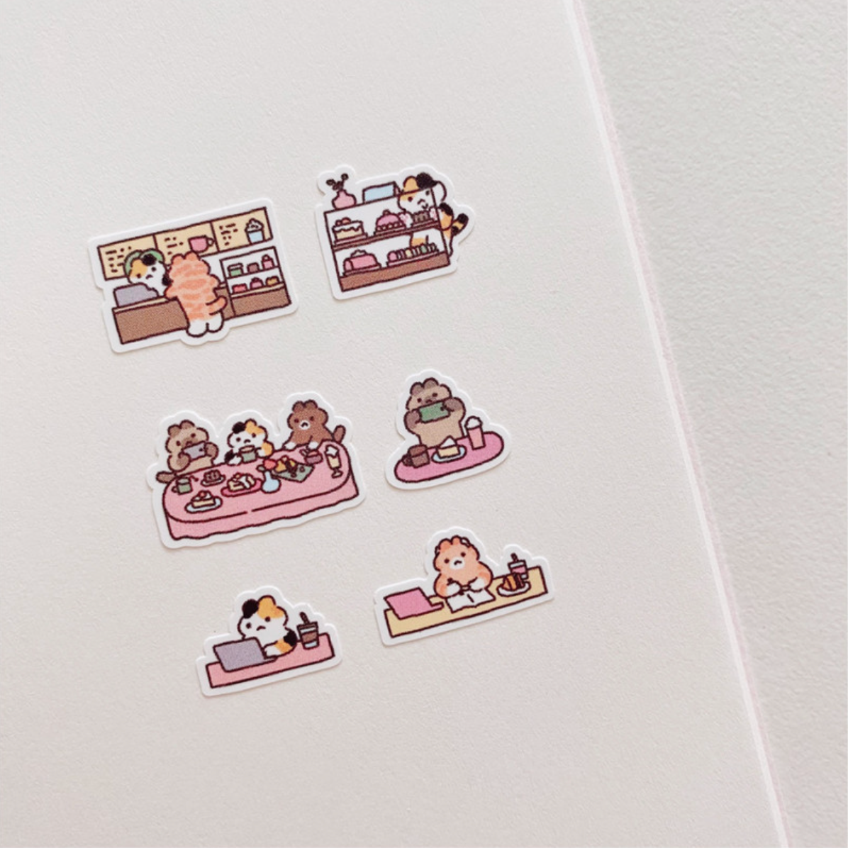Catbbang Little Cafe Sticker