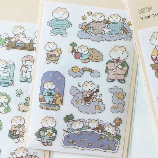 Catbbang Cozy Night Sticker