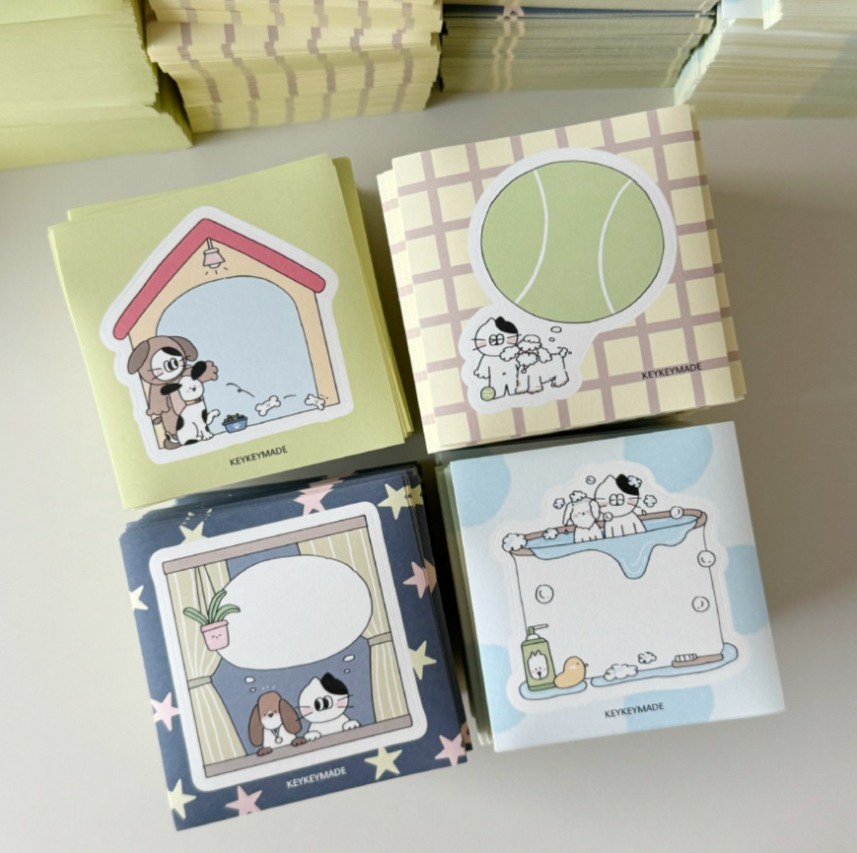 Keykeymade Puppy and Kiki Sticker Pack