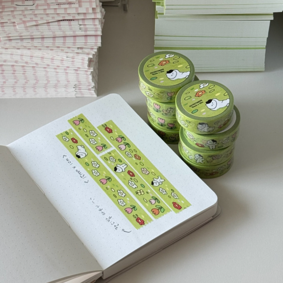 Keykeymade Lawn Washi Tape
