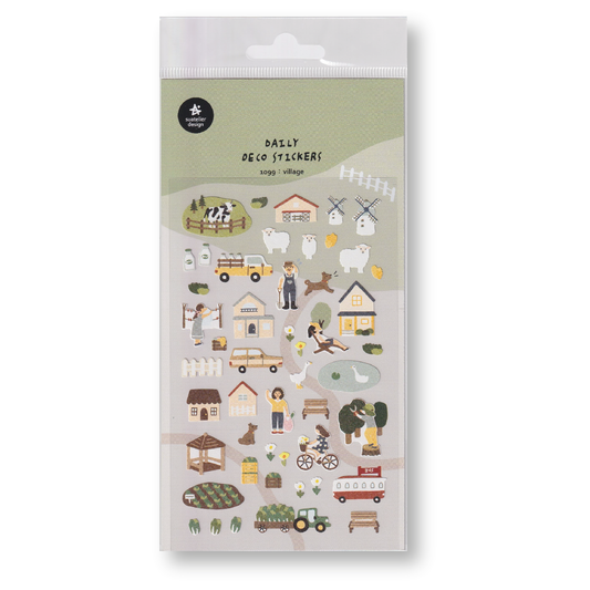 Suatelier Deco Planner Stickers (Village)