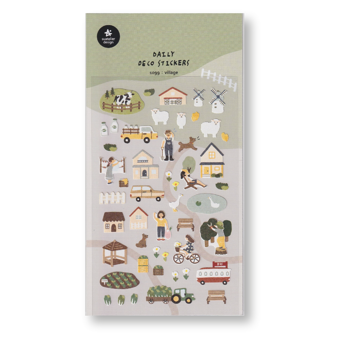 Suatelier Deco Planner Stickers (Village)
