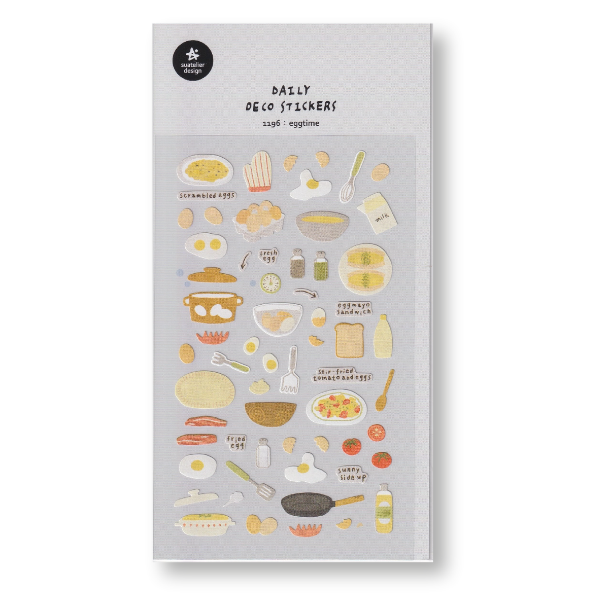 Suatelier Deco Planner Stickers (Egg Time)
