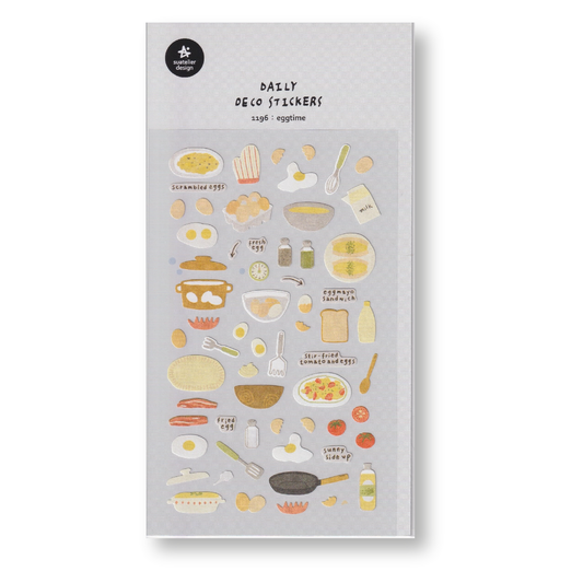 Suatelier Deco Planner Stickers (Egg Time)