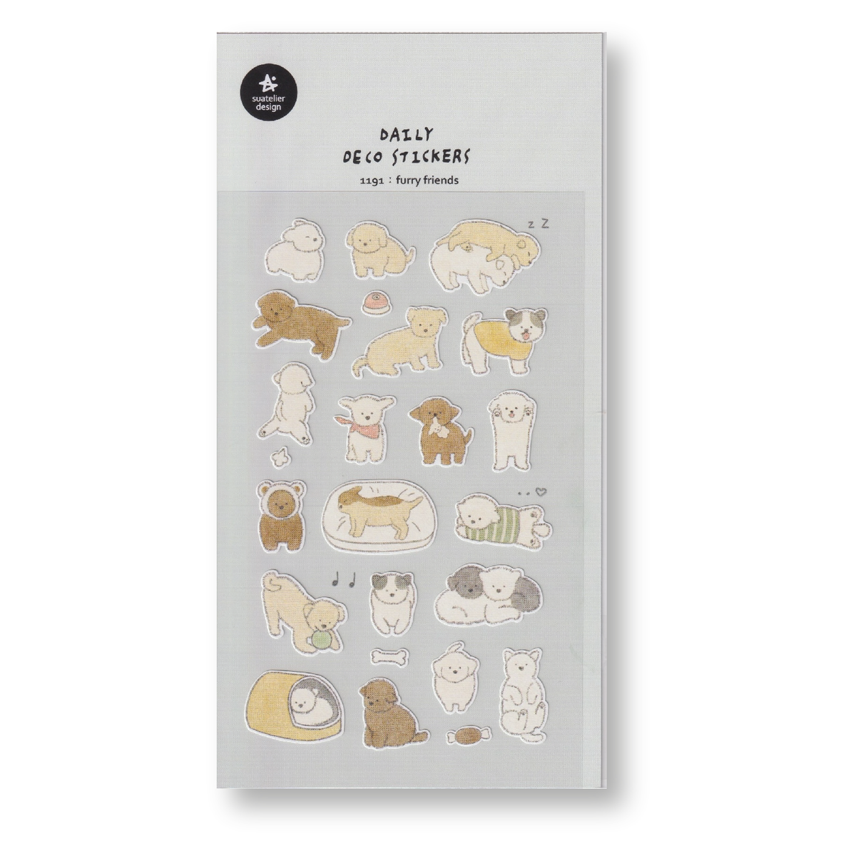 Suatelier Deco Planner Stickers (Furry Friends)