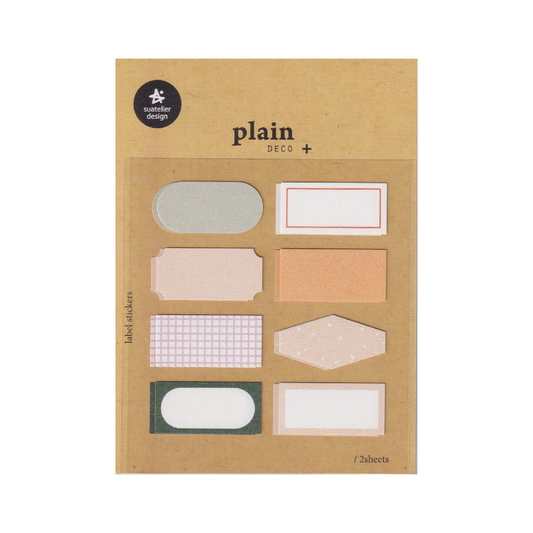 Suatelier Plain Deco Label Stickers (Plain 59)